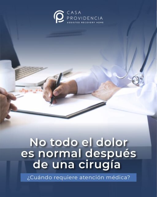 Después de una cirugía, tu cuerpo inicia un proceso natural de recuperación. ✨Pero cuando el dolor cambia, aumenta o se vuelve más intenso de lo esperado, es importante poner atención.
Señales como molestias que no mejoran, intensidad elevada, signos de infección, síntomas fuera de lo habitual o dolor que se prolonga en el tiempo pueden indicar que necesitas valoración médica.
En Casa Providencia acompañamos tu recuperación de forma cercana y profesional, porque sanar bien también es parte del proceso. 💙